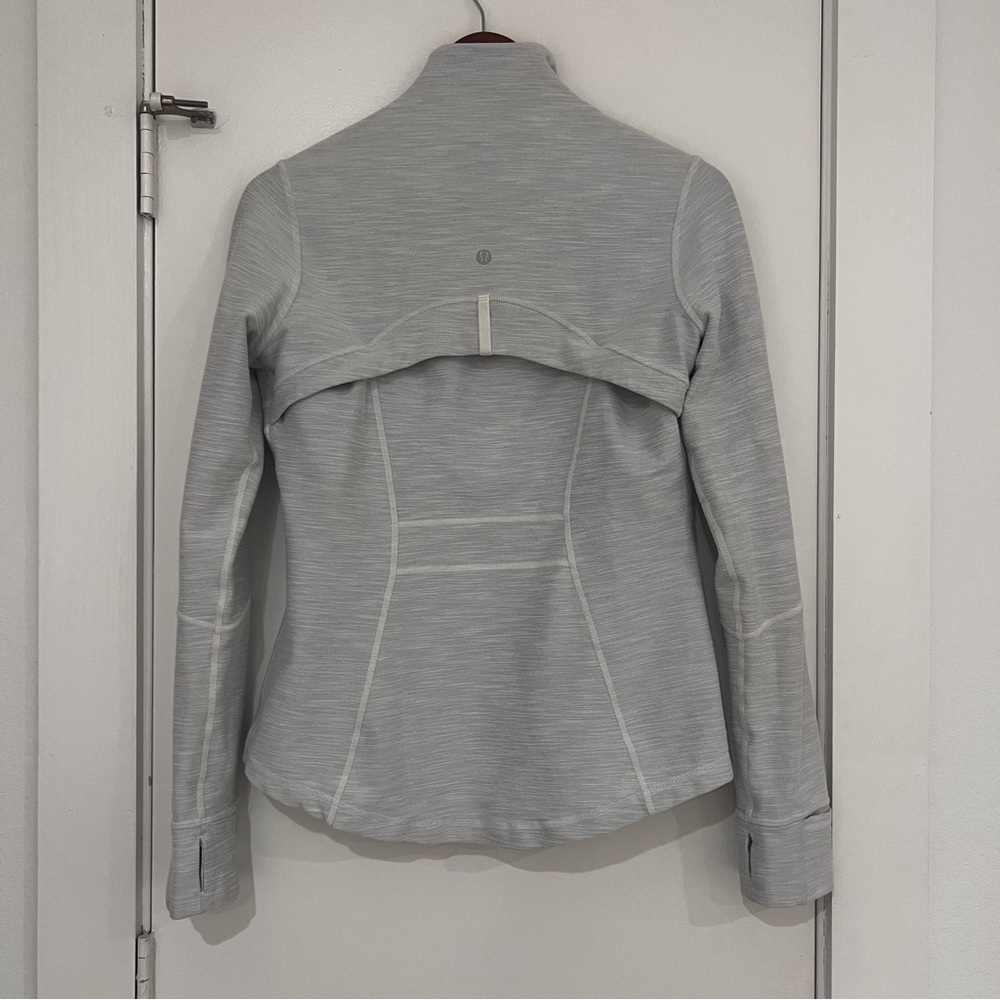 Lululemon Define Full Zip Jacket Heathered Grey - Picture 2 of 9